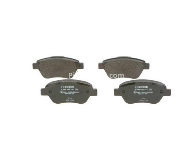 Set plăcuțe frână față , BOSCH, pentru: OPEL ADAM, CORSA D, CORSA D/HATCHBACK 1.0-1.4LPG 07.06-02.19