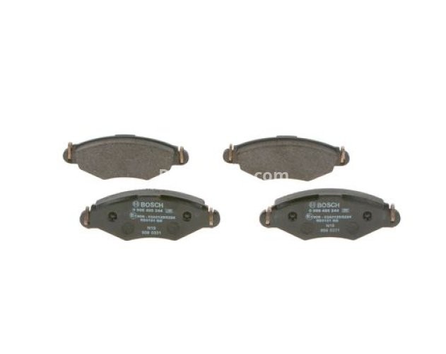 Set plăcuțe frână față , BOSCH, pentru: PEUGEOT 206, 206+ 1.1-1.9D 08.98-