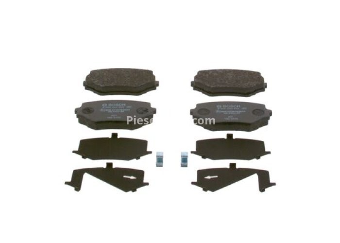 Set plăcuțe frână față , BOSCH, pentru: PEUGEOT 406 2.2/2.2D/3.0 03.97-12.04