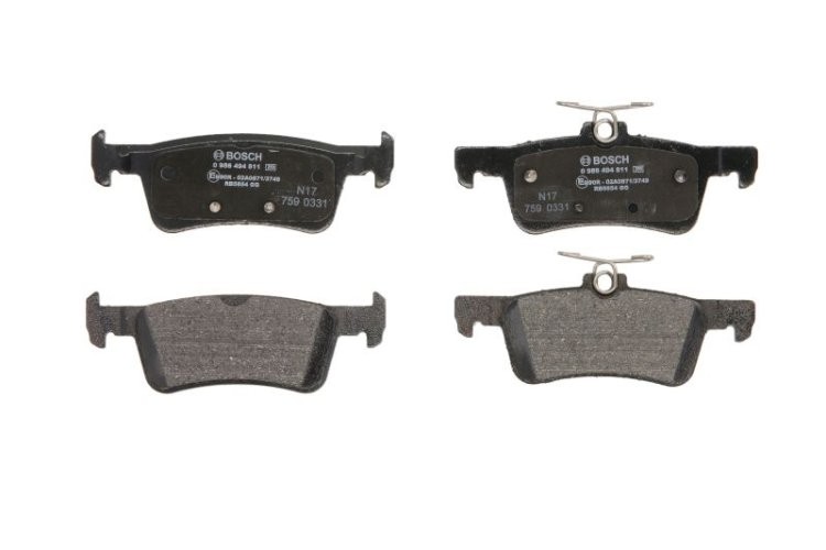 Set plăcuțe frână spate , BOSCH, pentru: PEUGEOT 308 II, 308 II/KOMBI, 308/HATCHBACK 1.2-2.0D 09.13-06.21