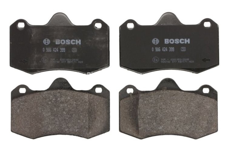 Set plăcuțe frână față , BOSCH, pentru:RENAULT CLIO II; SEAT IBIZA III, IBIZA IV, IBIZA IV SC, IBIZA IV ST, IBIZA IV/HATCHBACK; SKODA RAPID 1.2-3.5 11.00-