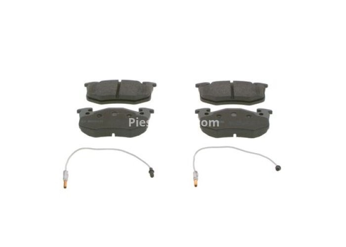 Set plăcuțe frână față , BOSCH, pentru: RENAULT CLIO I, RAPID/MINIVAN, SUPER 5, TWINGO I, TWINGO I/HATCHBACK 1.0-1.6D 10.84-06.07