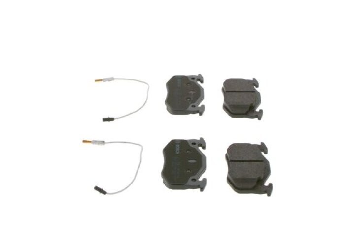Set plăcuțe frână față , BOSCH, pentru: RENAULT CLIO I, RAPID/MINIVAN, SUPER 5, TWINGO I, TWINGO I/HATCHBACK 1.0-1.6D 10.84-06.07