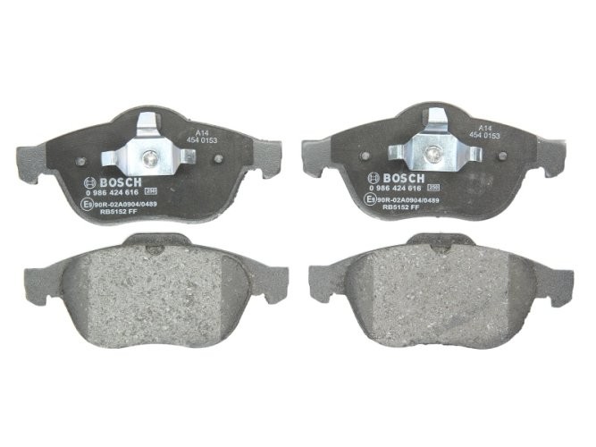 Set plăcuțe frână față , BOSCH, pentru: RENAULT ESPACE IV, LAGUNA II, VEL SATIS 1.9D-3.5 03.01-