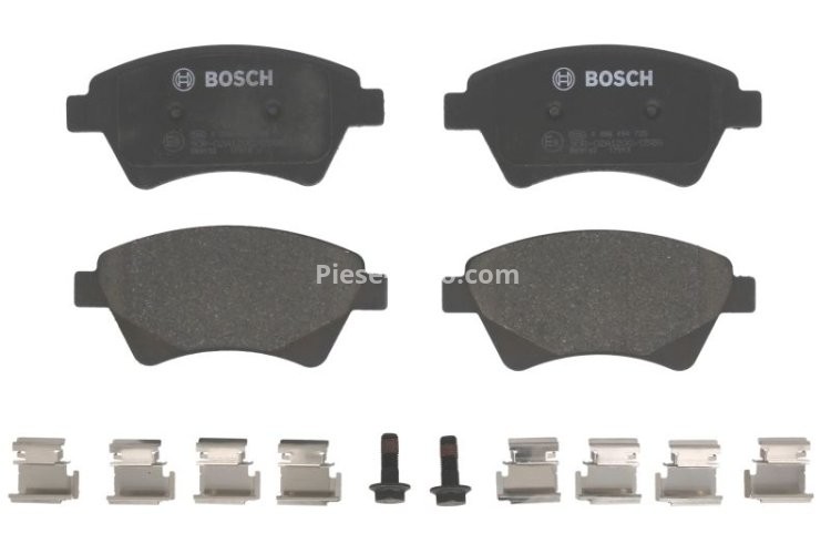 Set plăcuțe frână față , BOSCH, pentru: RENAULT GRAND SCENIC II, KANGOO, KANGOO EXPRESS, MEGANE II, MEGANE II/KOMBI, SCENIC II 1.4-2.0D 10.01-