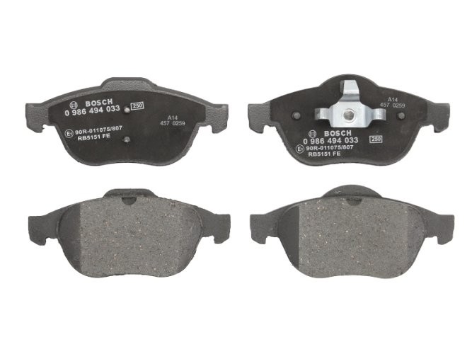 Set plăcuțe frână față , BOSCH, pentru: RENAULT LAGUNA II, SCENIC I 1.6-3.0 06.00-12.07
