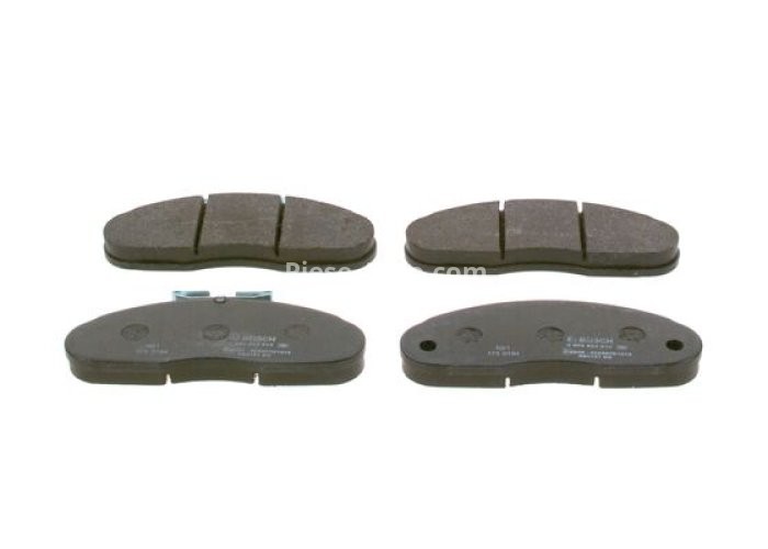 Set plăcuțe frână față , BOSCH, pentru: RVI B, MESSENGER; RENAULT MASTER I, TRAFIC 1.4-2.5D 03.80-06.99