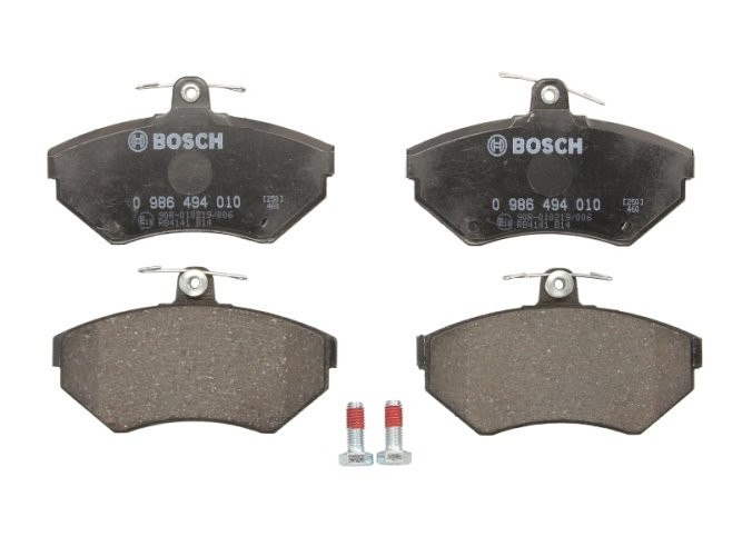 Set plăcuțe frână față , BOSCH, pentru: SEAT AROSA, CORDOBA, CORDOBA VARIO, CORDOBA VARIO/KOMBI, IBIZA II, INCA, TOLEDO I; VW CADDY II, CADDY III, CADDY II/MINIVAN 1.0-2.9 09.79-06.09