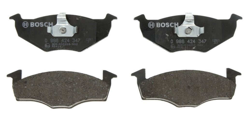 Set plăcuțe frână față , BOSCH, pentru: SEAT CORDOBA, CORDOBA VARIO, CORDOBA VARIO/KOMBI, IBIZA II, TOLEDO I; VW GOLF III, POLO, POLO III CLASSIC, POLO/KOMBI, VENTO 1.0-2.8 05.91-12.02
