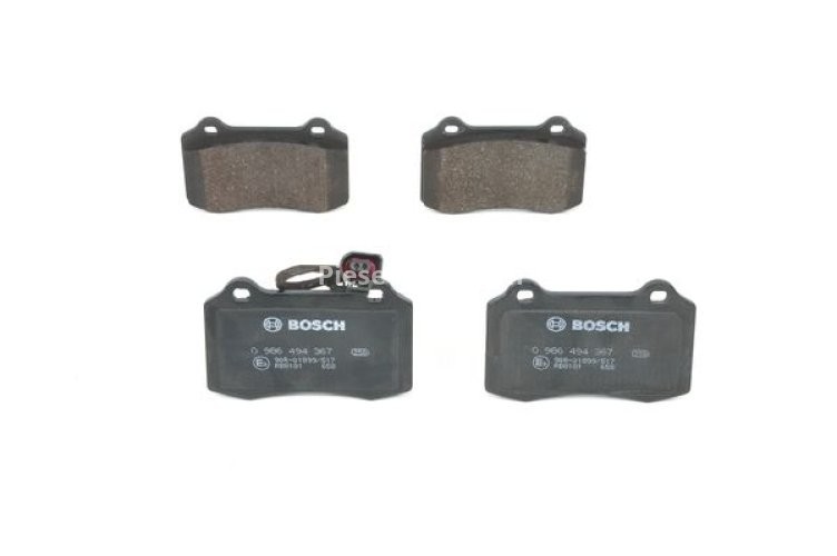 Set plăcuțe frână față , BOSCH, pentru: SEAT LEON, TOLEDO II; TESLA MODEL X 1.4-Electric 10.98-