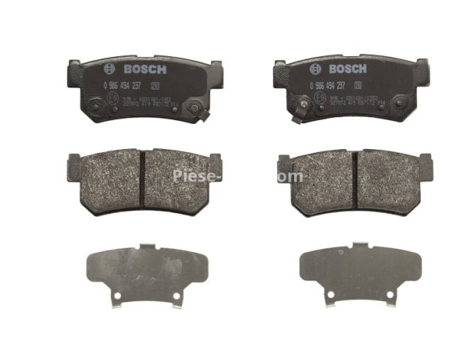 Set plăcuțe frână spate , BOSCH, pentru: SSANGYONG ACTYON I, ACTYON SPORTS I, ACTYON SPORTS II, KORANDO, KYRON, REXTON / REXTON II, REXTON W / REXTON 2.0-3.2 12.96-