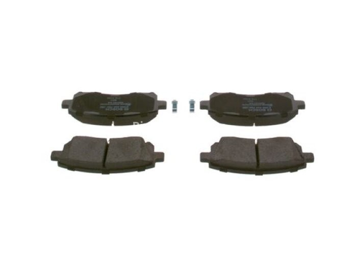 Set plăcuțe frână față , BOSCH (cu tampon de amortizare), pentru: SUBARU FORESTER, IMPREZA, LEGACY II, LEGACY III, LEGACY OUTBACK, OUTBACK 1.5-3.0 03.94-06.09