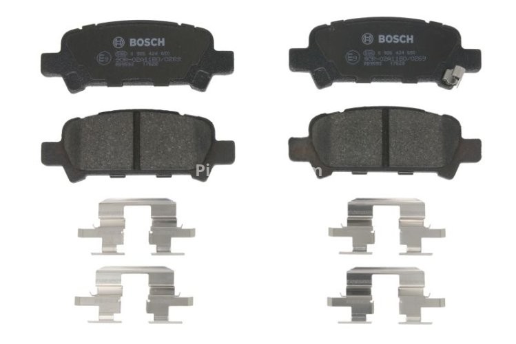 Set plăcuțe frână spate , BOSCH, pentru: SUBARU FORESTER, IMPREZA, LEGACY III, LEGACY IV, OUTBACK 2.0/2.5/3.0 08.97-08.09