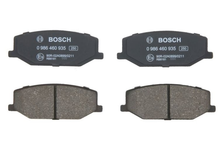 Set plăcuțe frână față , BOSCH, pentru: SUZUKI JIMNY, LJ80, SAMURAI, SJ410, SJ413 0.8/1.0/1.3 01.80-