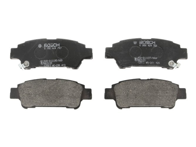 Set plăcuțe frână spate , BOSCH, pentru: TOYOTA ALPHARD I, AVENSIS VERSO, ISIS, NOAH/VOXY, PREVIA II, SIENNA 1.8-3.5 02.00-08.14