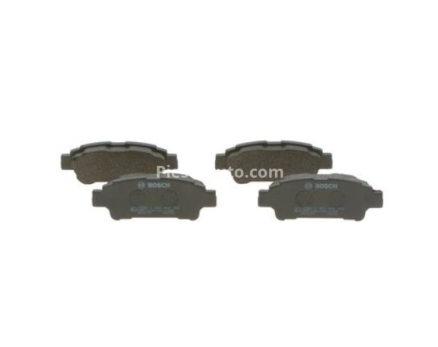 Set plăcuțe frână spate , BOSCH, pentru: TOYOTA ALPHARD I, AVENSIS VERSO, ISIS, NOAH/VOXY, PREVIA II, SIENNA 1.8-3.5 02.00-08.14