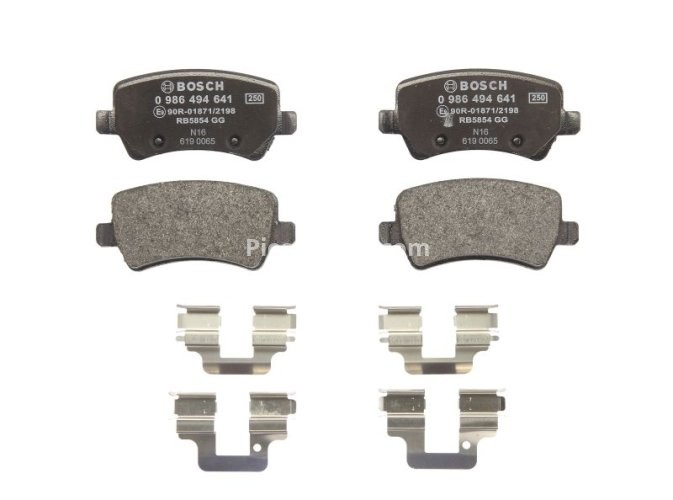 Set plăcuțe frână spate , BOSCH, pentru: VOLVO S60 II, S80 II, V60 I, V70 III, XC60 I, XC70 II; FORD GALAXY II, GALAXY MK II, S-MAX; LAND ROVER FREELANDER 2 1.5-4.4 03.06-12.18