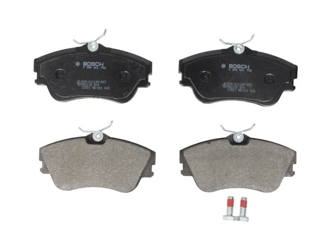 Set plăcuțe frână față , BOSCH, pentru: VW CALIFORNIA T4 CAMPER, TRANSPORTER T4 1.8-2.8 07.90-06.03