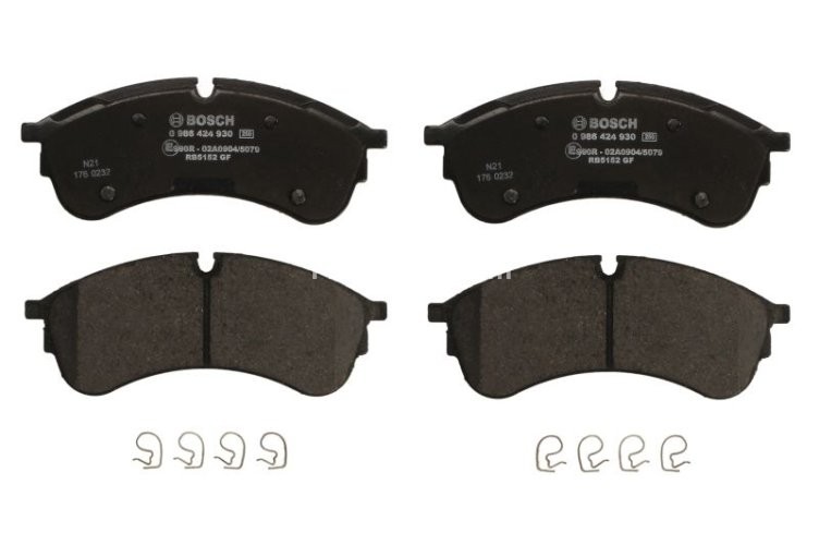 Set plăcuțe frână față , BOSCH, pentru: VW CRAFTER, GRAND CALIFORNIA CAMPER 2.0D 09.16-