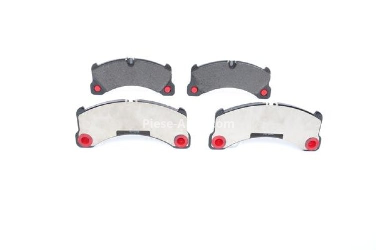 Set plăcuțe frână față , BOSCH (cu tampon de amortizare), pentru: VW TOUAREG 3.0D-5.0D 08.07-03.18