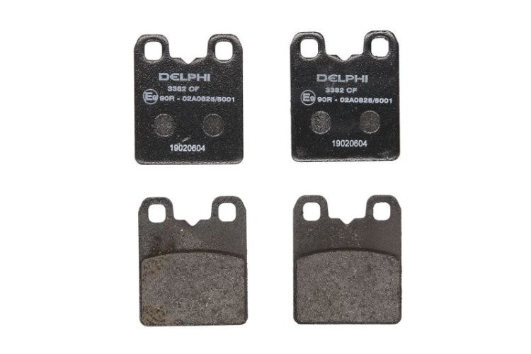 Set plăcuțe frână spate, DELPHI , pentru: ALFA ROMEO GIULIA, STELVIO; MASERATI GHIBLI III, LEVANTE, QUATTROPORTE VI 2.9-3.8 08.13-