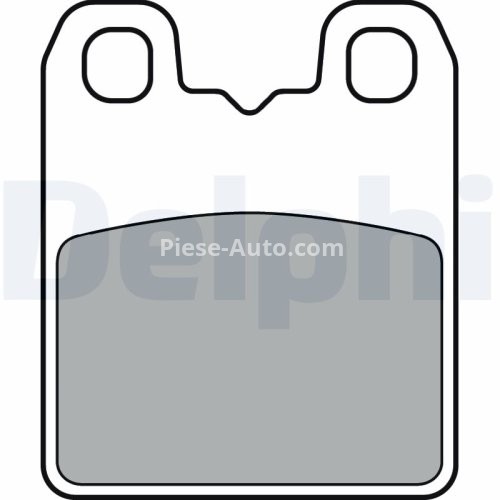 Set plăcuțe frână spate, DELPHI , pentru: ALFA ROMEO GIULIA, STELVIO; MASERATI GHIBLI III, LEVANTE, QUATTROPORTE VI 2.9-3.8 08.13-