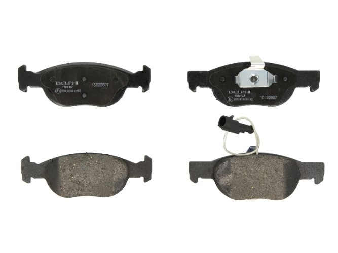 Set plăcuțe frână față, DELPHI , pentru: ALFA ROMEO 145, 146, 155, SPIDER; FIAT BRAVA, BRAVO I, MAREA, PUNTO, PUNTO/HATCHBACK; LANCIA DEDRA, DELTA II 1.2-2.0 02.92-10.09