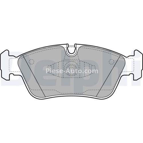 Set plăcuțe frână față, DELPHI , pentru: BMW 1 (E81), 1 (E87), 3 (E90), 3 (E91) 1.6-3.0D 06.04-06.12