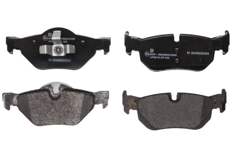 Set plăcuțe frână spate, DELPHI , pentru: BMW 1 (E81), 1 (E82), 1 (E87), 1 (E88), 3 (E90), 3 (E91), 3 (E92), 3 (E93), X1 (E84), X3 (F25) 1.6-3.0 06.04-06.15