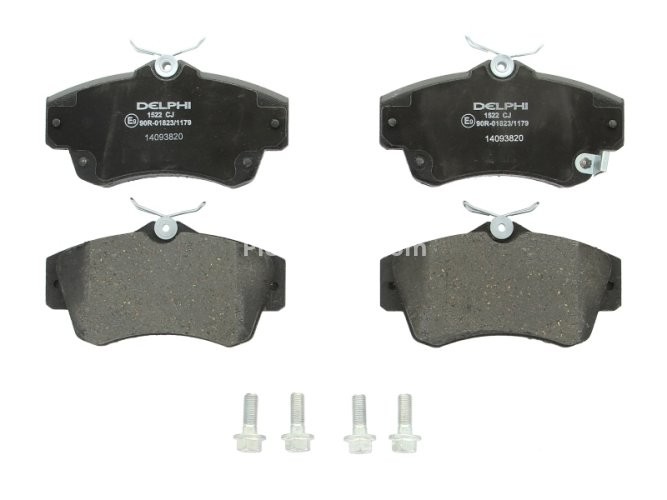 Set plăcuțe frână față, DELPHI , pentru: CHRYSLER PT CRUISER; DODGE NEON II 1.6-2.4 08.99-