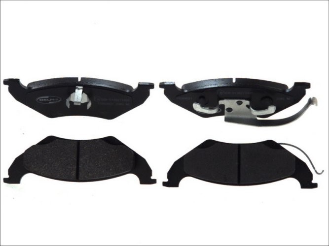 Set plăcuțe frână spate, DELPHI , pentru: CHRYSLER VOYAGER III; DODGE CARAVAN; LINCOLN CONTINENTAL, CONTINENTAL TOWN CAR, TOWN CAR II; PLYMOUTH VOYAGER 2.0-4.6 10.90-12.02
