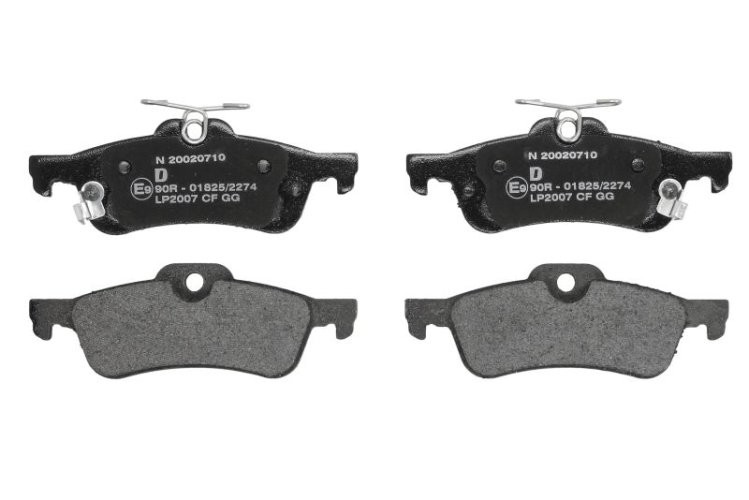 Set plăcuțe frână spate, DELPHI , pentru: DAIHATSU CHARADE VIII; HONDA CIVIC IX; TOYOTA YARIS, YARIS/HATCHBACK 1.0-1.8 08.05-