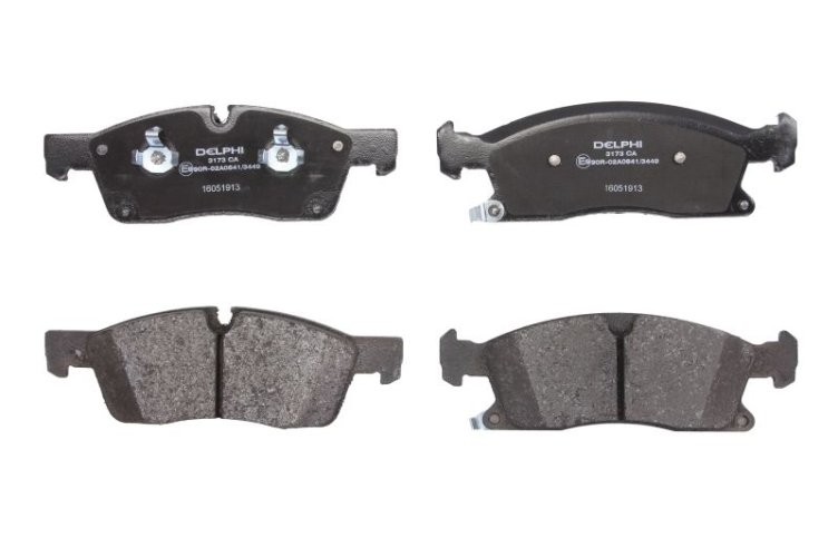 Set plăcuțe frână față, DELPHI , pentru: DODGE DURANGO; JEEP GRAND CHEROKEE, GRAND CHEROKEE IV 3.0D-6.4 11.10-