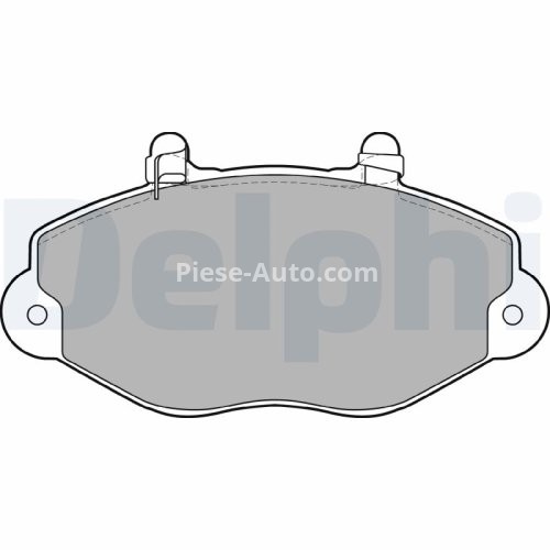 Set plăcuțe frână față, DELPHI , pentru: FORD TRANSIT, TRANSIT TOURNEO 2.0-2.5D 05.91-12.00