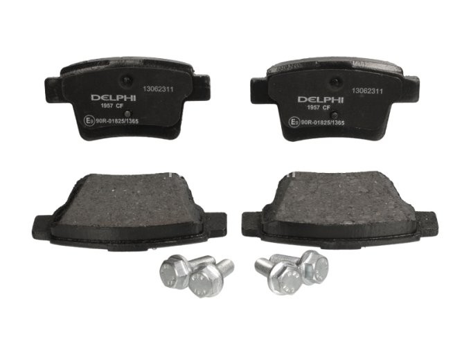 Set plăcuțe frână spate, DELPHI , pentru: FORD MONDEO III; FORD USA FIVE HUNDRED; JAGUAR X-TYPE I 1.8-3.0 10.00-