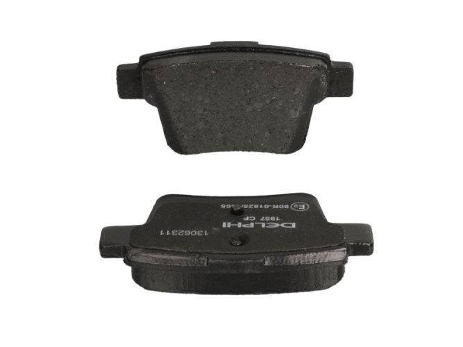 Set plăcuțe frână spate, DELPHI , pentru: FORD MONDEO III; FORD USA FIVE HUNDRED; JAGUAR X-TYPE I 1.8-3.0 10.00-
