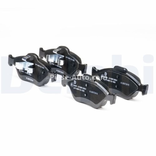 Set plăcuțe frână față, DELPHI , pentru: FORD COURIER, FIESTA IV, FIESTA V, FUSION, KA, PUMA, STREET KA; MAZDA 121 III/HATCHBACK, 2 1.0-2.0 08.95-12.12
