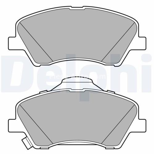 Set plăcuțe frână față, DELPHI , pentru: HYUNDAI ACCENT V, BAYON, I20 III, SOLARIS; KIA RIO IV, STONIC 1.0-1.6D 01.17-