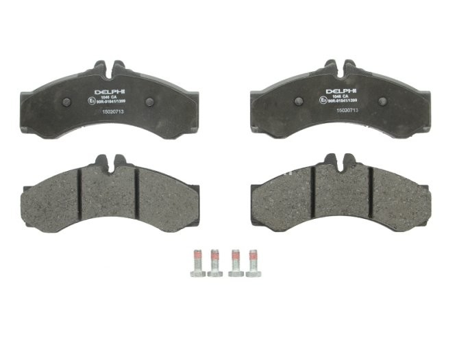 Set plăcuțe frână față / spate, DELPHI, pentru: IVECO DAILY II, DAILY III; MERCEDES G (W463), SPRINTER 2-T (B901, B902), SPRINTER 3-T (B903), SPRINTER 4-T (B904), VARIO 2.1D-Electric 01.89-