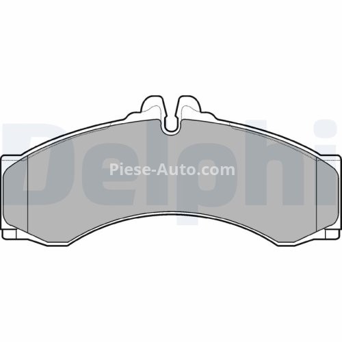 Set plăcuțe frână față / spate, DELPHI, pentru: IVECO DAILY II, DAILY III; MERCEDES G (W463), SPRINTER 2-T (B901, B902), SPRINTER 3-T (B903), SPRINTER 4-T (B904), VARIO 2.1D-Electric 01.89-