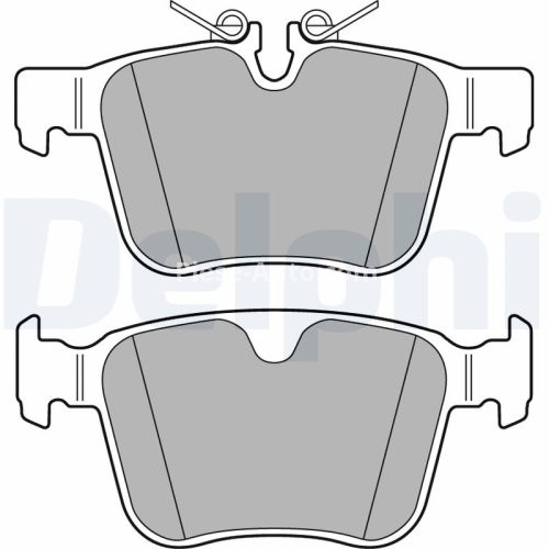 Set plăcuțe frână spate, DELPHI (cu un tampon de amortizare), pentru: VOLVO S60 III, S90 II, V60 II, V90 II, XC60 II, XC90 II; JAGUAR E-PACE, F-PACE, I-PACE, XE 1.5H-Electric 06.11-