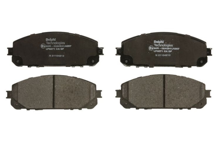 Set plăcuțe frână față, DELPHI , pentru: JEEP CHEROKEE 2.0-3.2 11.13-