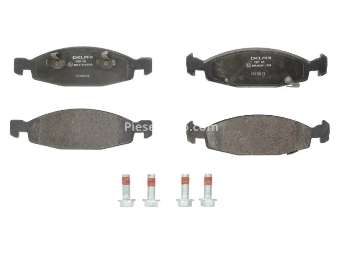 Set plăcuțe frână față, DELPHI , pentru: JEEP CHEROKEE, GRAND CHEROKEE I, GRAND CHEROKEE II 2.7D-4.7 09.91-09.05