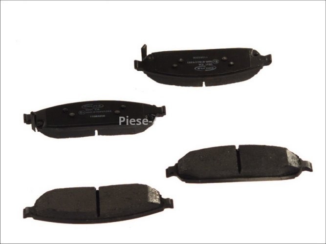 Set plăcuțe frână față, DELPHI , pentru: JEEP COMVWDER, GRAND CHEROKEE III, GRAND CHEROKEE IV 3.0D-6.1 10.04-