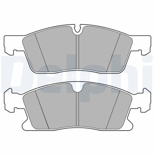 Set plăcuțe frână față, DELPHI , pentru: MERCEDES GLE (W166), M (W166); JEEP GRAND CHEROKEE IV 2.2D-6.4 06.11-