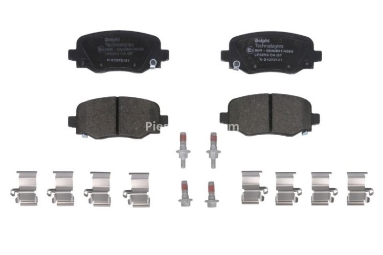Set plăcuțe frână spate, DELPHI , pentru: JEEP CHEROKEE 2.0-3.2 11.13-
