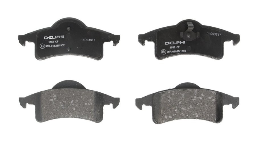 Set plăcuțe frână spate, DELPHI , pentru: JEEP CHEROKEE, GRAND CHEROKEE I, GRAND CHEROKEE II 2.7D-4.7 09.91-09.05