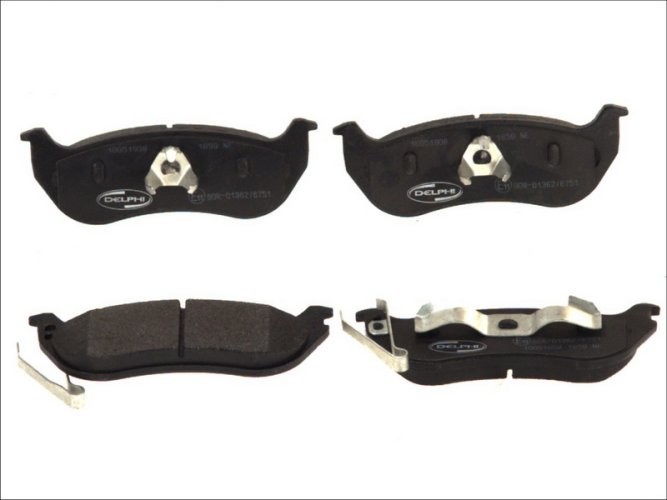 Set plăcuțe frână spate, DELPHI , pentru: JEEP CHEROKEE, WRANGLER II 2.4-4.0 08.96-01.08