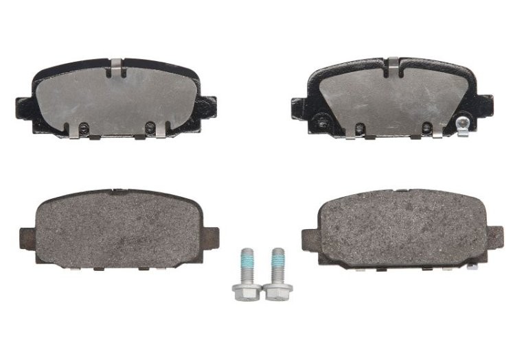 Set plăcuțe frână spate, DELPHI (cu accesorii; cu un tampon de amortizare), pentru: JEEP COMPASS 1.4-2.4 03.17-