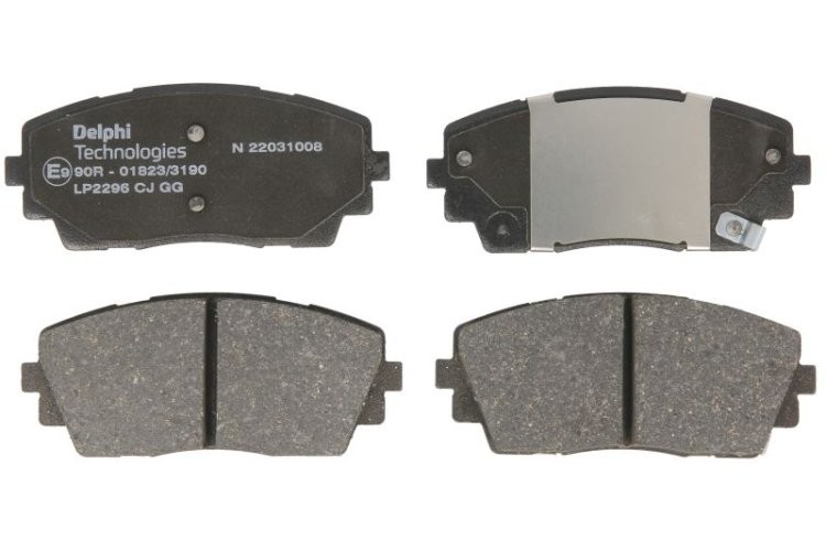 Set plăcuțe frână față, DELPHI , pentru: KIA PICANTO II 1.0/1.0LPG/1.2 05.11-03.17